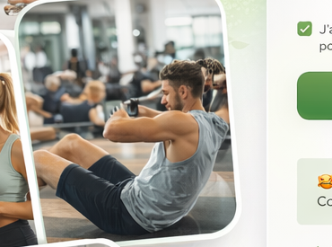 Séance sportive au club